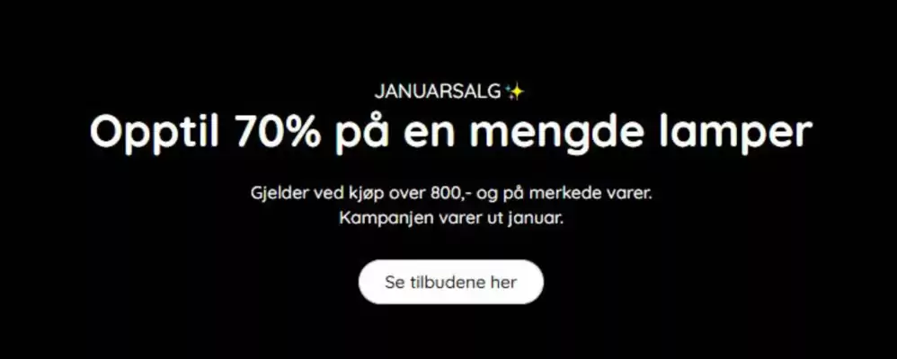 Lampehuset kundeavis (gyldig til 25-01)