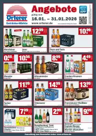 Orterer Getränkemarkt Prospekt Seite 1
