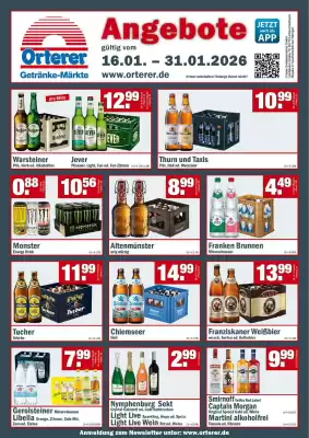 Sobi Getränkemarkt Prospekt (gültig bis 31-01)