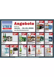 Streb Getränkemarkt Prospekt Seite 1