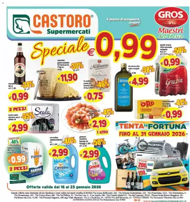 Volantino Il Castoro Supermercati (valido fino al 25-01)
