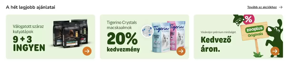 ZooPlus akciós újság hét 3 Oldal 1