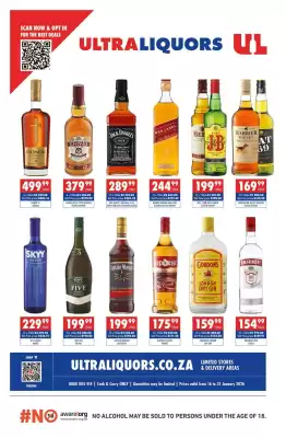Ultra Liquors catalogue (valid until 31-01)
