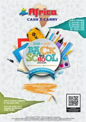 Africa Cash and Carry catalogue (valid until 31-01)