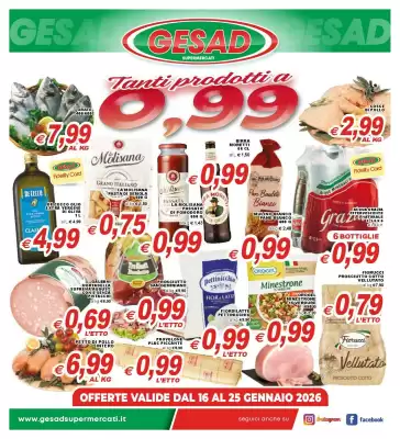 Volantino Gesad Supermercati (valido fino al 29-01)
