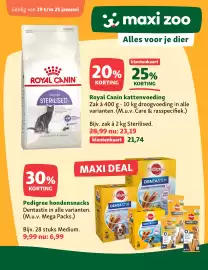 Maxi Zoo folder week 4 Pagina 1