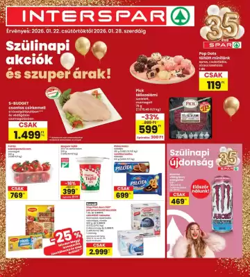 Interspar akciós újság (érvényes eddig: 28-01)