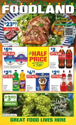 Foodland catalogue (valid until 27-01)
