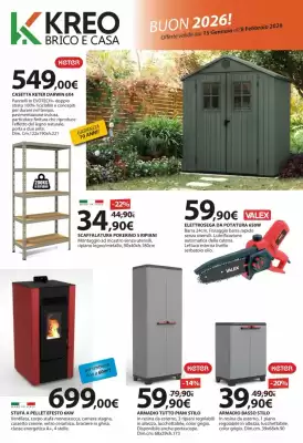 Volantino Kreo Brico e Casa (valido fino al 8-02)