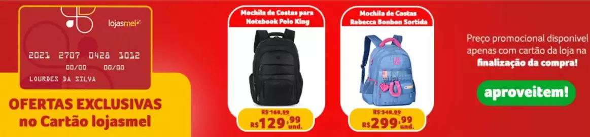 Folheto Lojas Mel Página 1