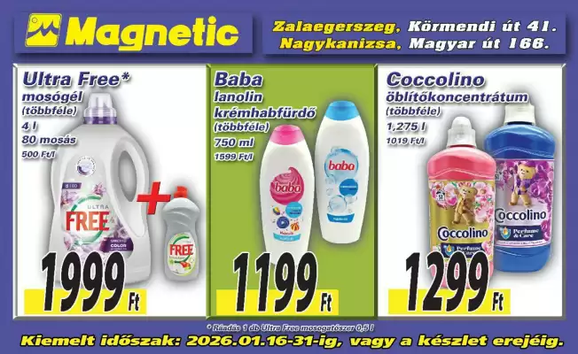 Magnetic akciós újság (érvényes eddig: 31-01)