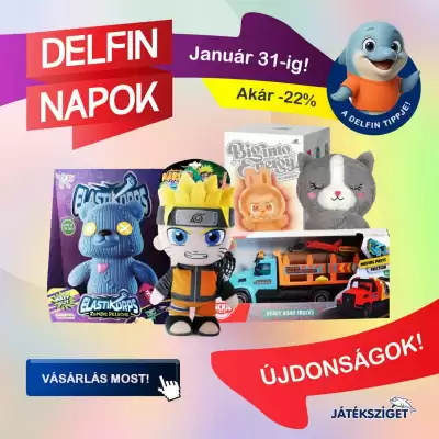 Játéksziget akciós újság (érvényes eddig: 31-01)