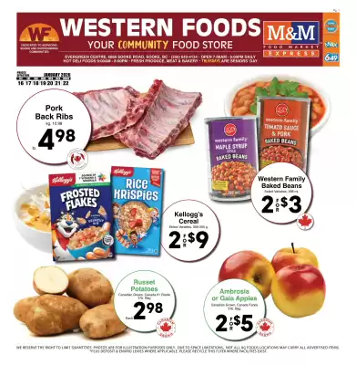 Western Foods flyer (valid until 22-01)