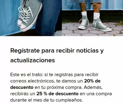Catálogo Converse (válido hasta 30-06)