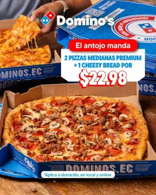 Catálogo Domino's Pizza (válido hasta 31-01)