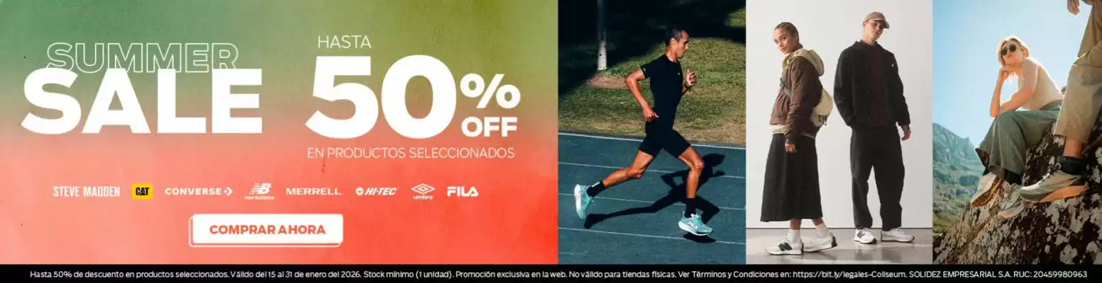 Catálogo Coliseum (válido hasta 31-01)