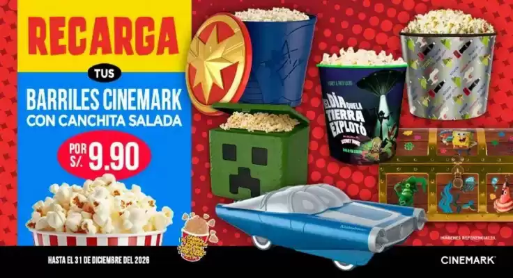 Catálogo Cinemark (válido hasta 31-12)