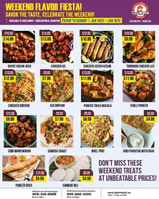 Desi Food Mart flyer (valid until 22-01)