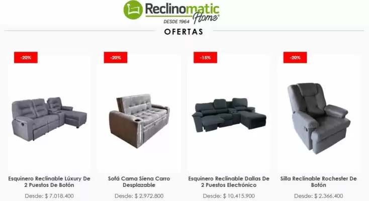 Catálogo Reclinomatic (válido hasta 31-01)