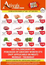 Atiya's Fresh Farm flyer week 3 Page 1