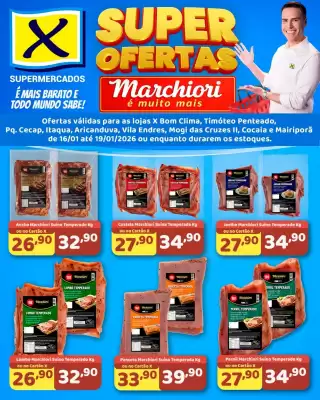 Folheto X Supermercados (válido até 19-01)