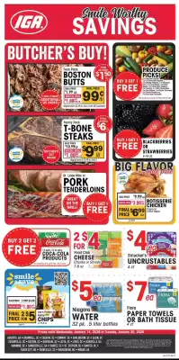 IGA weekly ad (valid until 20-01)