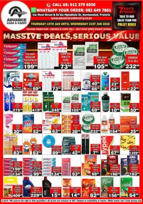 Advance Cash n Carry catalogue (valid until 21-01)