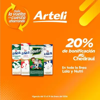 Folleto Arteli (válido hasta 19-01)