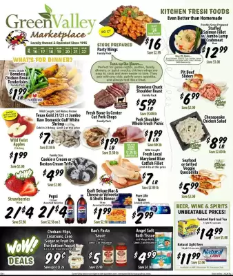Green Valley Marketplace weekly ad (valid until 22-01)