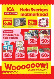ICA Kvantum reklamblad vecka 4 Sida 1