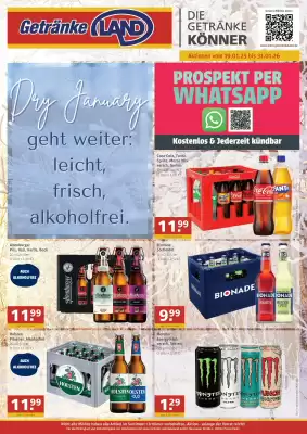 Getränkeland Prospekt (gültig bis 31-01)