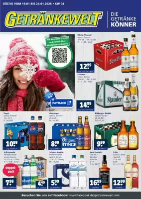 Getränkewelt Prospekt (gültig bis 24-01)