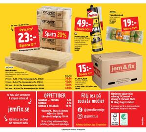 Jem&Fix reklamblad Sida 20