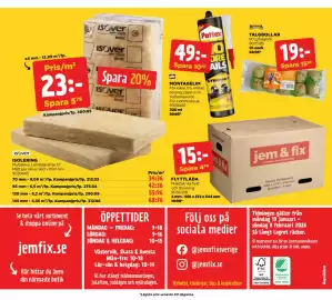 Jem&Fix reklamblad Sida 20