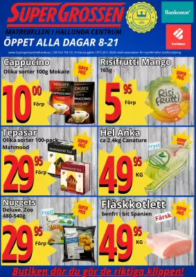Supergrossen reklamblad (giltig till och med 26-01)