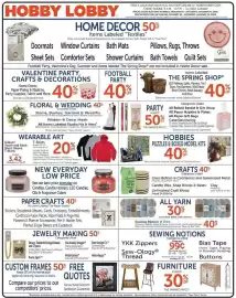 Hobby Lobby weekly ad week 4 Page 1