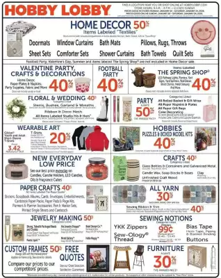 Hobby Lobby weekly ad (valid until 24-01)