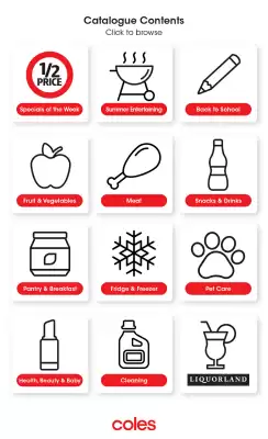 Coles catalogue (valid until 27-01)