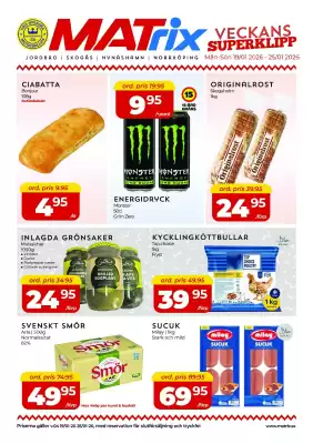 Matrix Butikerna reklamblad