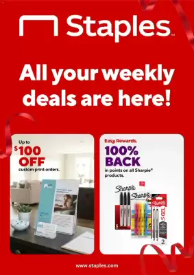 Staples weekly ad (valid until 24-01)