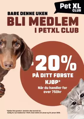 PetXL kundeavis (gyldig til 26-01)