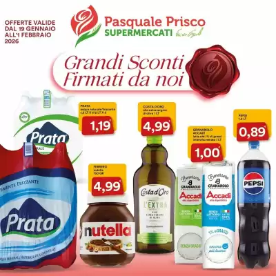 Volantino Supermercati Pasquale Prisco (valido fino al 1-02)