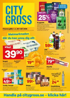 City Gross reklamblad