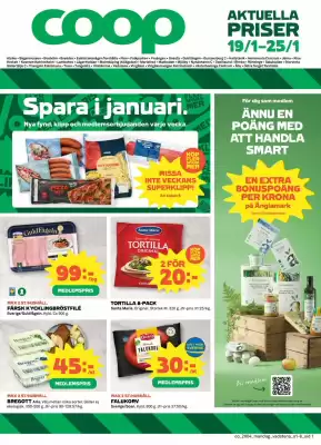 Coop Konsum reklamblad (giltig till och med 25-01)