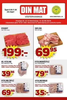 Din Mat reklamblad (giltig till och med 25-01)