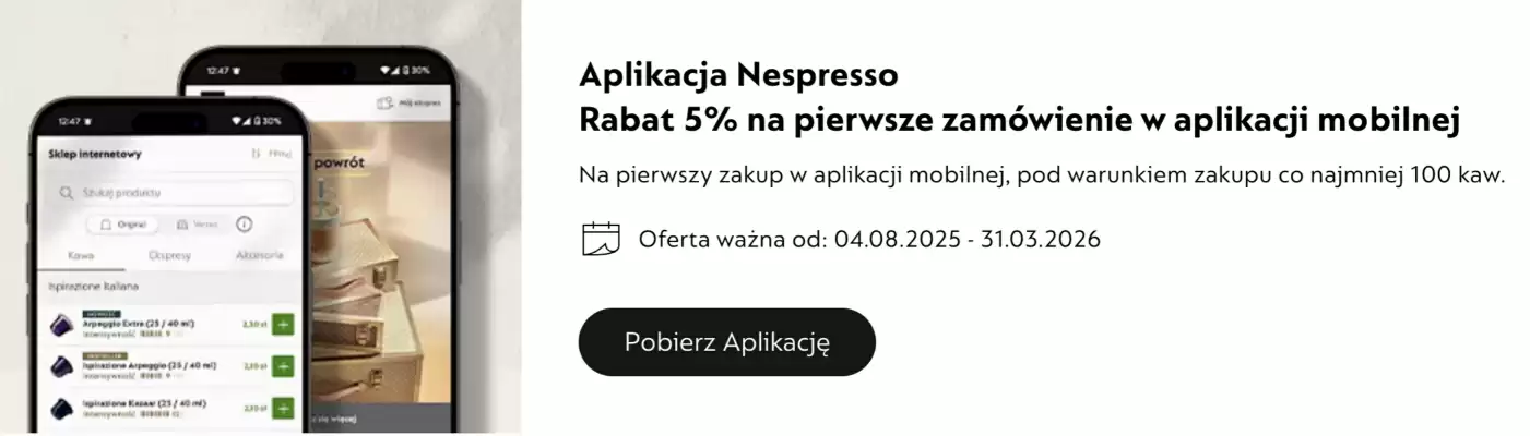 Nespresso gazetka (ważność do 31-03)