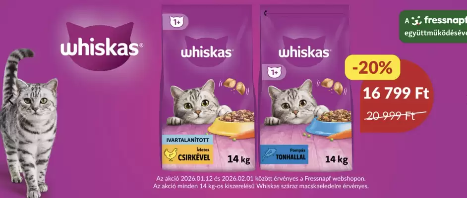 Fressnapf akciós újság (érvényes eddig: 1-02)