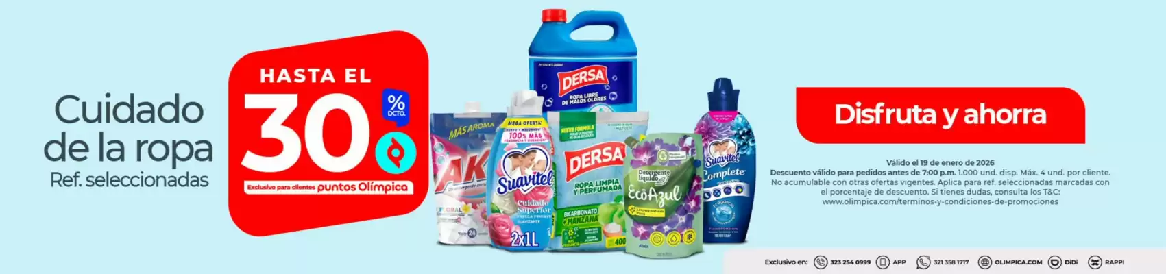 Catálogo Olímpica (válido hasta 19-01)