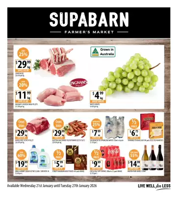 Supabarn catalogue (valid until 27-01)