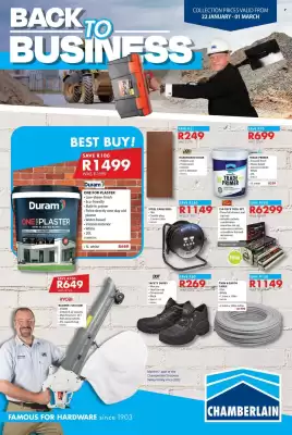 Chamberlain catalogue (valid until 1-03)